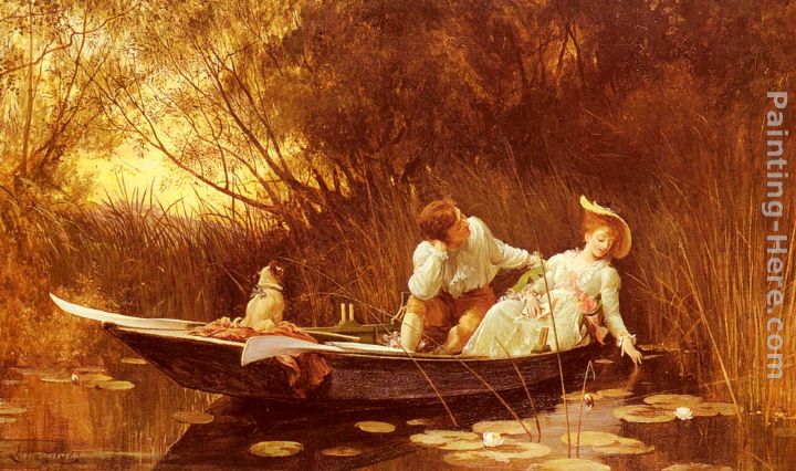 Simpletons, The Sweet River painting - Luke Fildes Simpletons, The Sweet River art painting